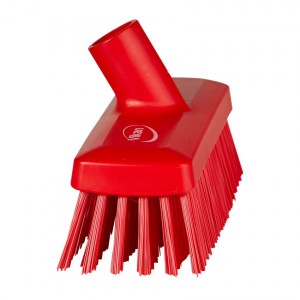 Vikan 70424 Compact Wall/Deck Scrub 225 mm Hard Red